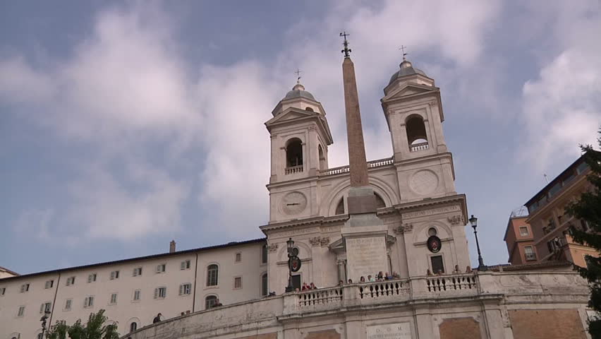Italy, Lazio, Rome, Church of Trinita dei Monti