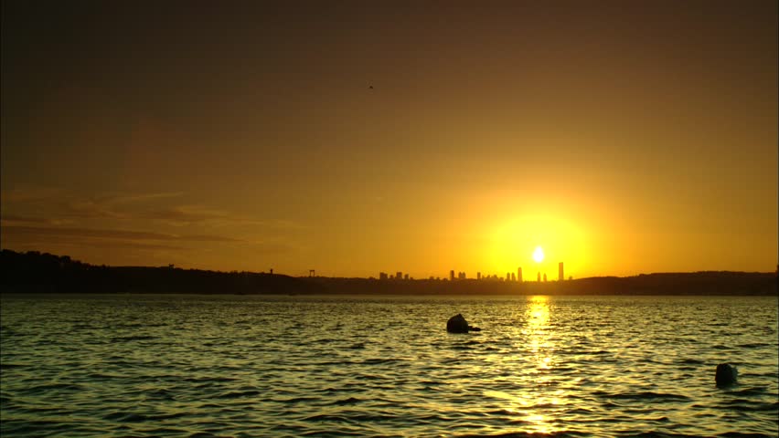 sunset city bosporus