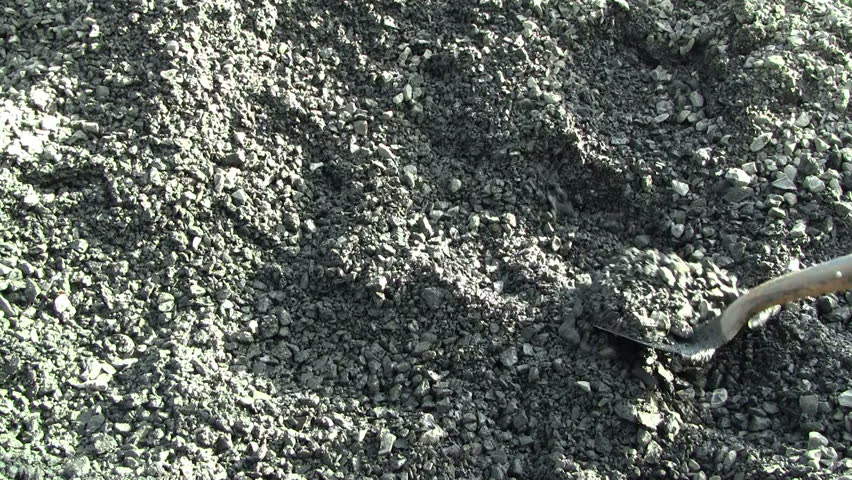 Shoveling Gravel