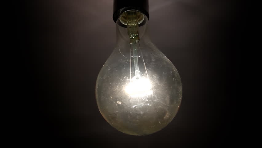 Light bulb blinks