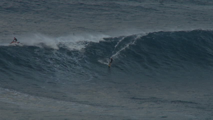 Big Wave surfers at Jaws