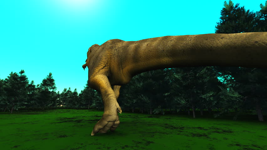 dinosaur running