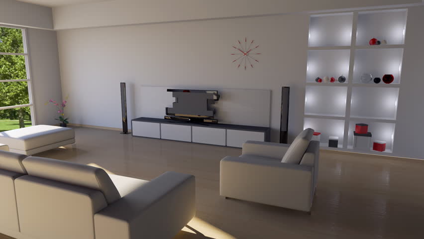 Building Up Modern Living Room 