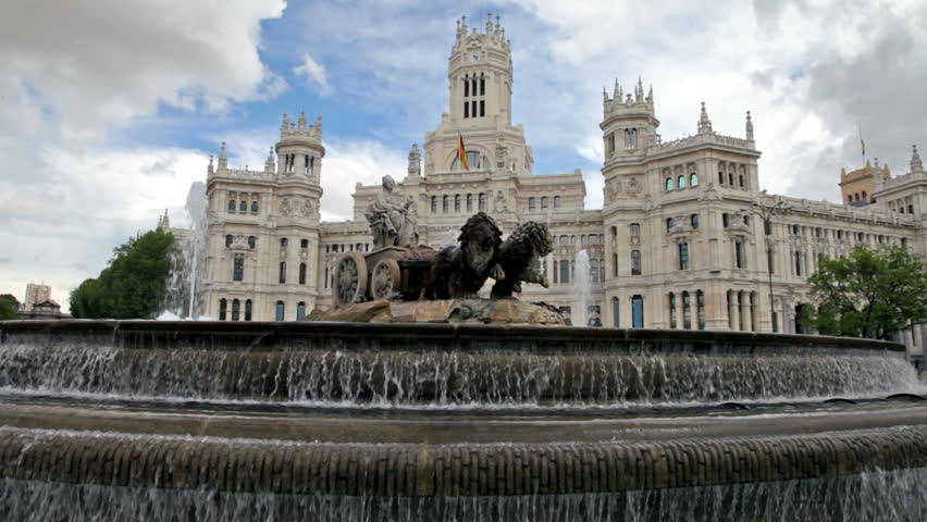Plaza de Cibeles, Madrid, Spain.