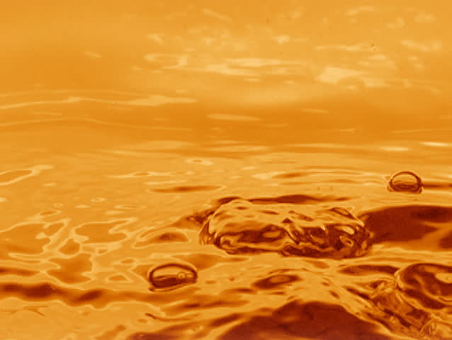 Flowing Yellow Liquid