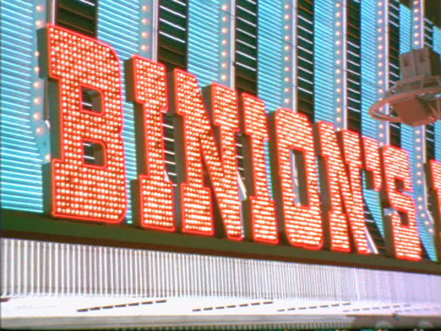 LAS VEGAS, NV - CIRCA 2000: Binion's Horseshoe exterior circa 2000 in Las Vegas, NV