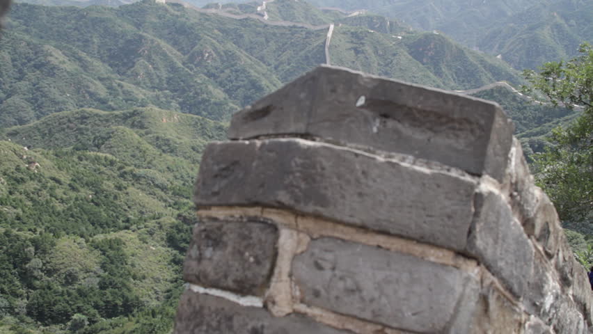Great Wall of China near Beijing Neutral high dynamic color range shot - giving full potential for post-production color grading and stylizing Professional DOLLY shot September 2011