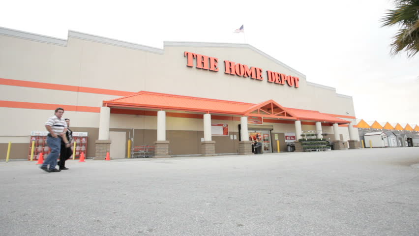 MIAMI, FLORIDA - OCTOBER 3: Static shot of video Home Depot exterior October 3, 2011, Miami, Florida, United States. The Home Depot, Inc. is the world's largest home improvement specialty retailer and the fourth largest retailer in the United States. 