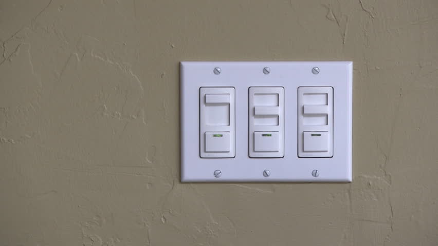 Save energy by installing a light dimming switch concept.
