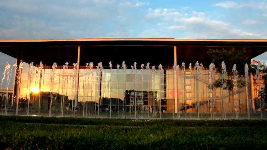 BERLIN - JULY 25: Paul-Loebe-House, a legislative building in Berlin next to the Reichstag in the government quarter of Berlin, July 25, 2011 in Berlin, Germany. 
