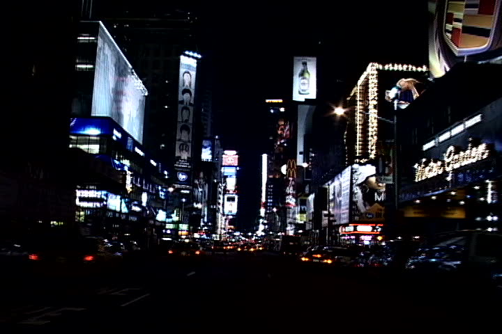Times Square at night