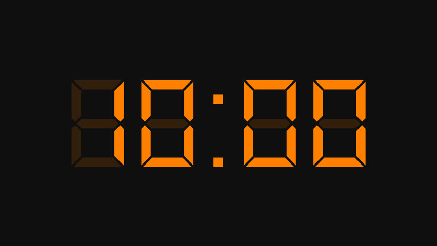 Countdown 10 - 0, Orange LCD, HD