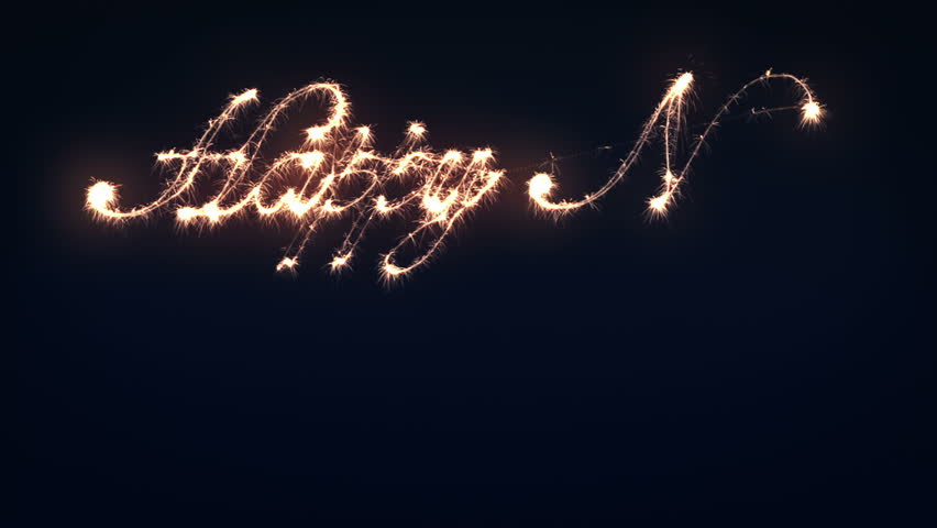 Happy New Year Sparkler