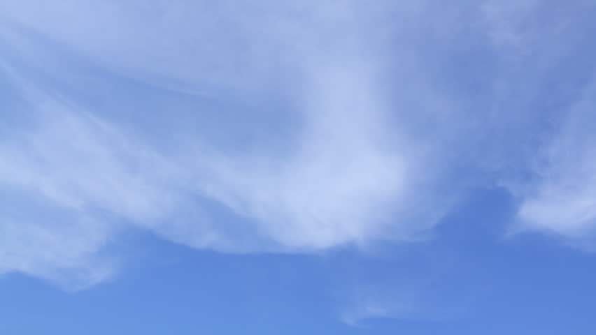 moving clouds and blue sky time lapse