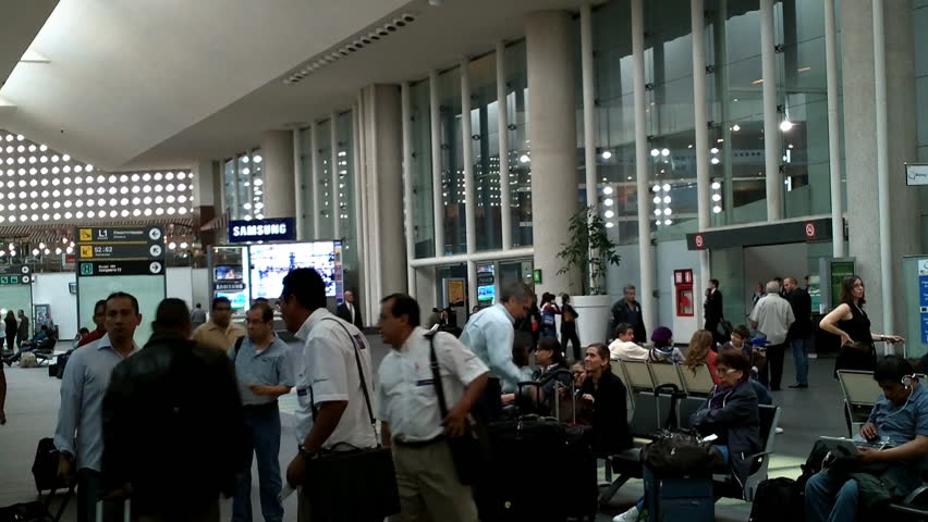 MEXICO CITY - CIRCA SEPT 2011:  Interior of Mexico City Benito Juarez International Airport circa September 2011 in Mexico City. Mexico City Benito Juarez International Airport  is Mexico's busiest airport by both passenger traffic and aircraft movements.