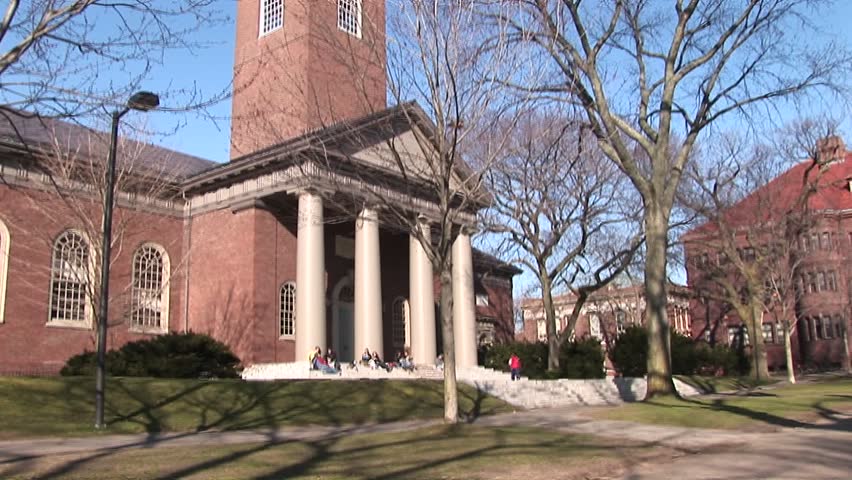 Tilt-up of church on Harvard University's campus.