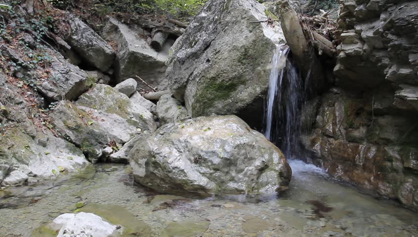 falling water stream