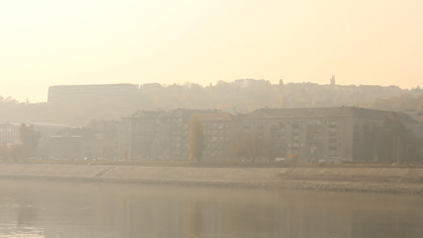 Smog Haze in European City