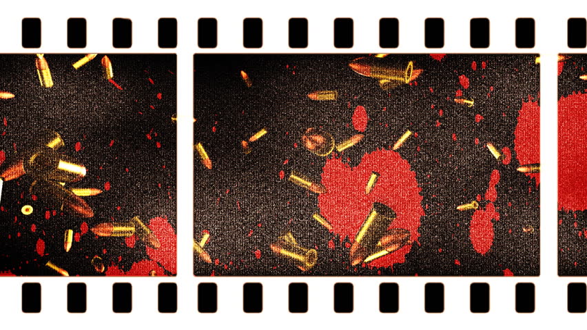 Violence in Movies Looping Animated Background