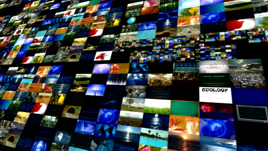 multi screen videos for the news