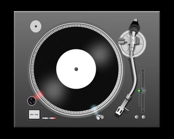 2D turntable animation loop.