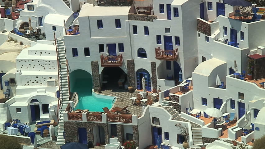 I'a, Santorini, Greece: Hillside Villa