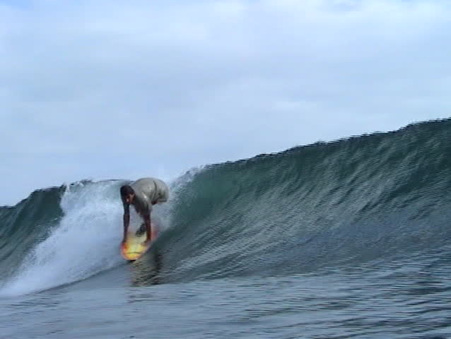 Brazilian surfer in Panama