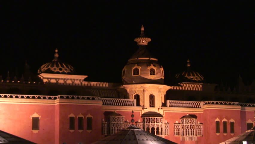night restaurant in a morocco palace