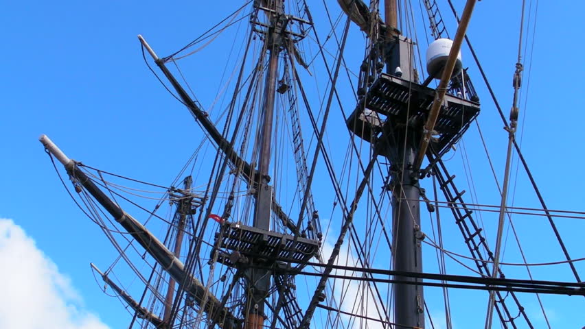 Saiboat - Tall ship in Old San Juan Harbor