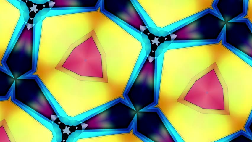 Kaleidoscope - Colors Loop - Tint Step - Macro And Rotate