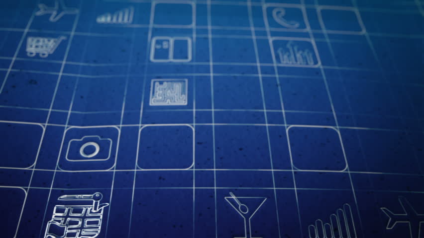 Mobile App Development Blueprint Concept