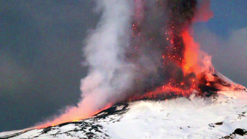 Etna eruption