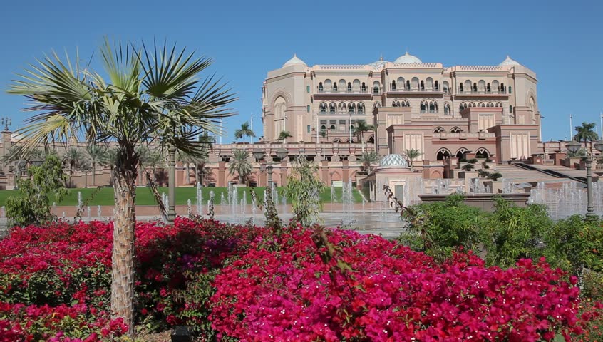 Emirates Palace in Abu Dhabi, United Arab Emirates