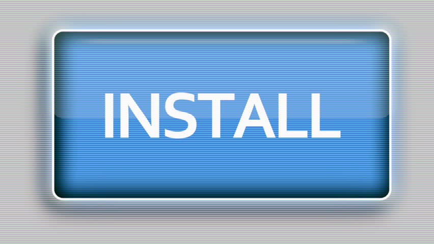 Cursor Clicks Install Button 