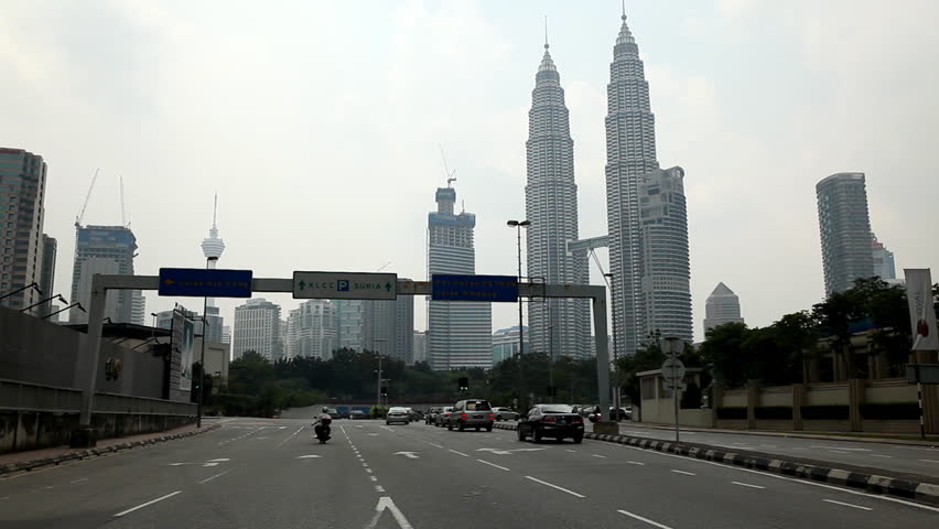 Kuala Lumpur Cityscape, Malaysia Petronas Twin Towers, Traffic
