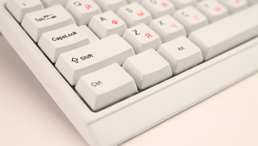 Keyboard typing (QWERTY and Cyrillic)
