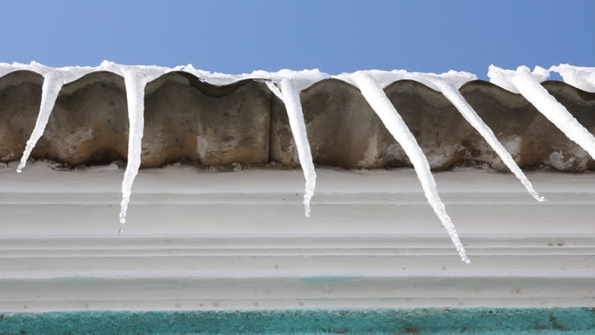 melting icicles