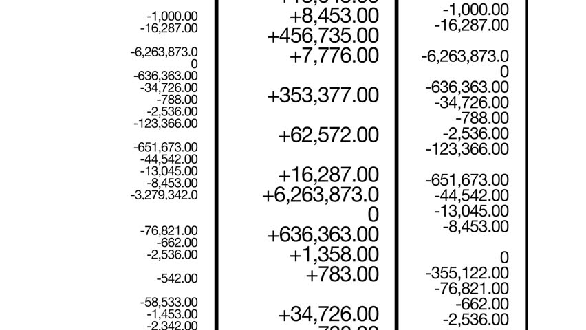 Random, blinking, animated background of finance data. Ideal for use as an alpha or luma matte to add interest to other backgrounds. Loopable.