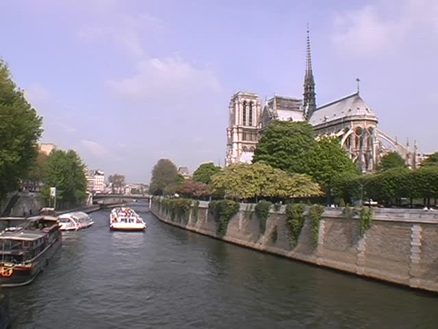 Paris, Seine and Notre Dame