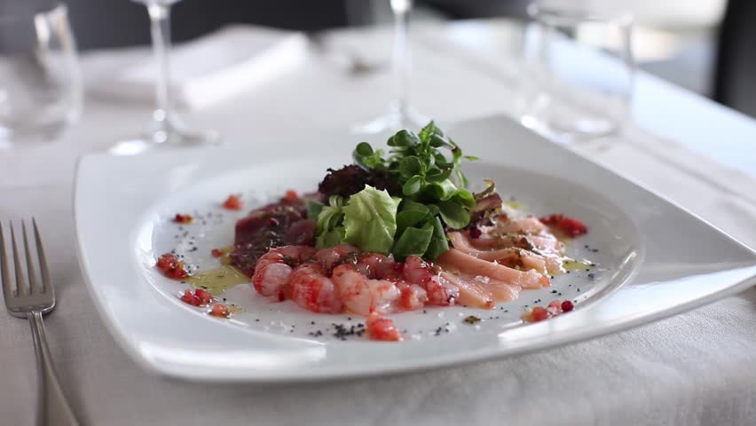 Four season's fish . 360 rotation food