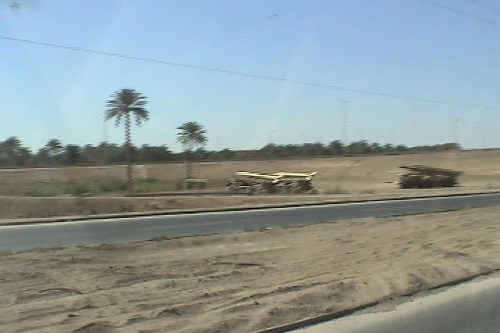 BAGHDAD, IRAQ - CIRCA 5/1/03: Captured Iraqi surface to air missiles.