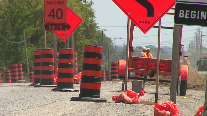 Construction on the road ahead.