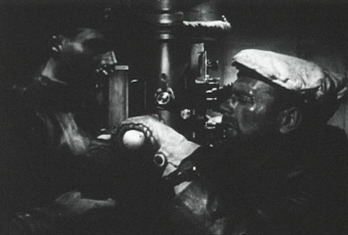 ATLANTIC OCEAN - CIRCA 1942-1944: World War II, Montage of German U-Boat Torpedo Launches, publisher National Broadcasting Service (U.S.)