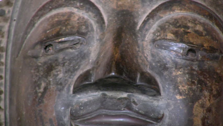 Buddha statue in Wat Si Saket in Vientiane Laos
