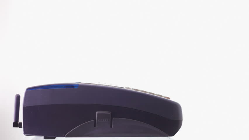 Credit Card Reader against the White Background 