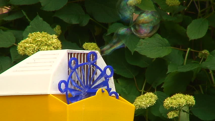 Bubble Machine in action.