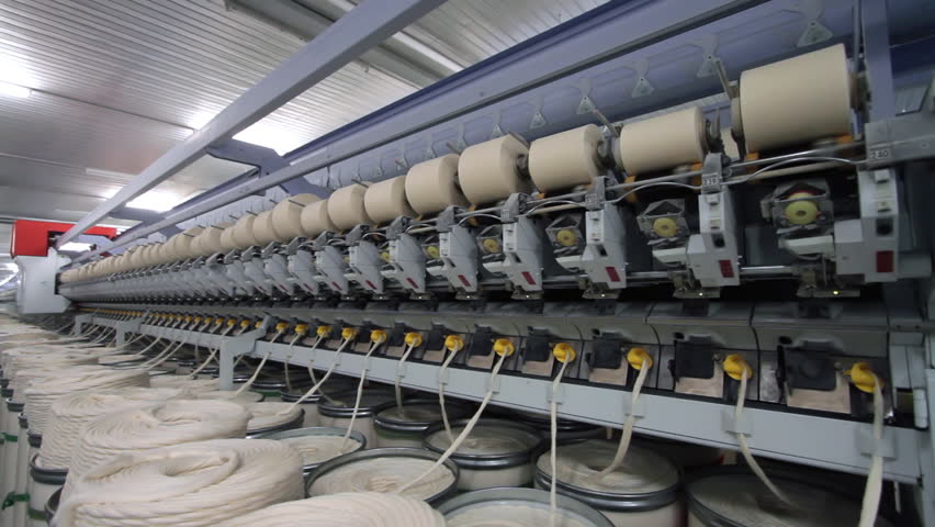 Modern textile factory