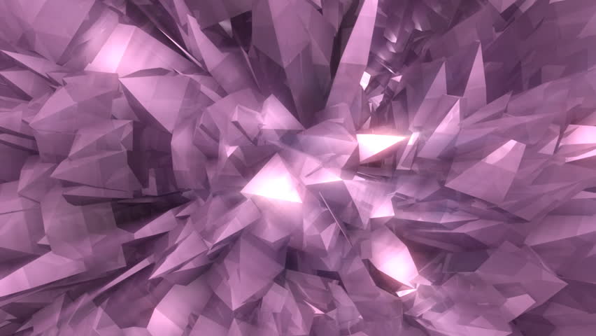 Crystals grow to form abstract mineral background