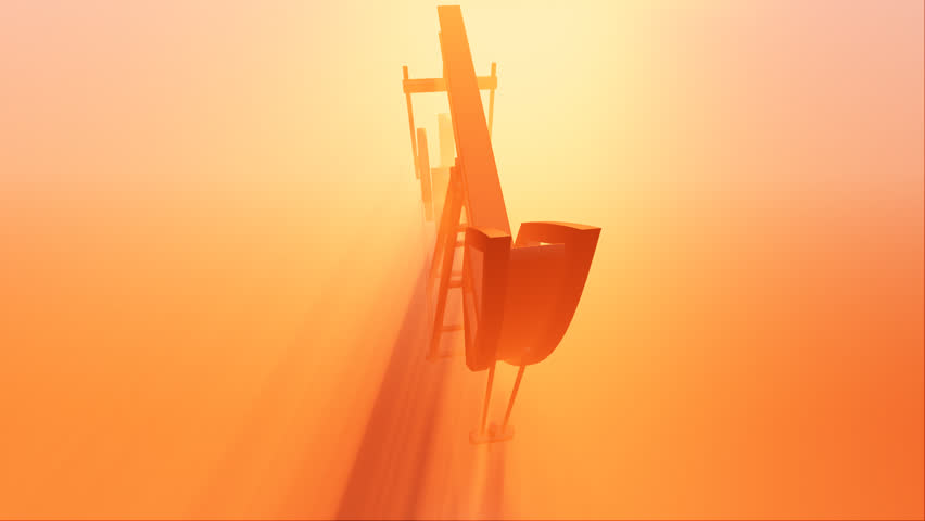 Camera down near oil rig. 