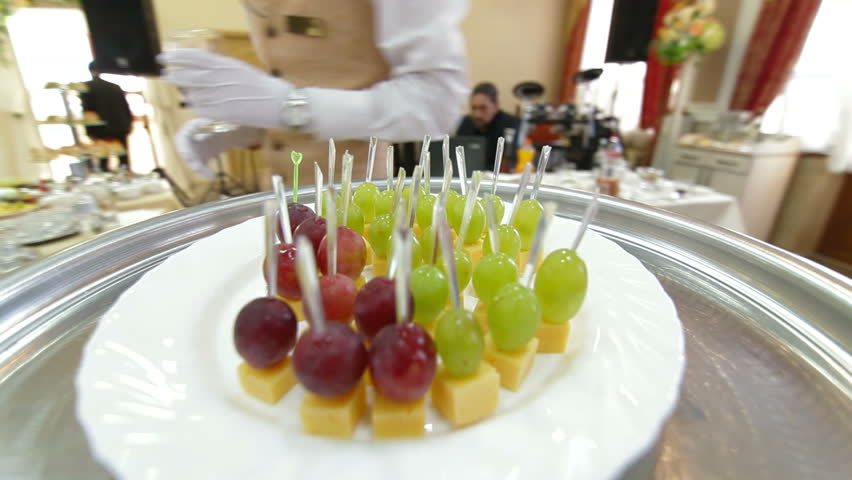Waiter Serving Reception